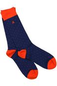 Dotted Orange Socks - One Size image