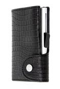 Crock Leather Wallet - Black - One