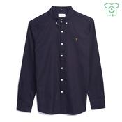 Brewer Slim Fit Shirt - Navy - S image