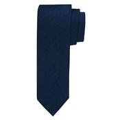 Silk Woven Soft Rib Tie 8cm - Navy - One