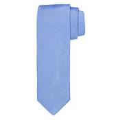 Silk Woven Soft Rib Tie 8cm - Blue - One