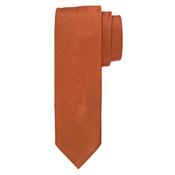 Silk Woven Soft Rib Tie 8cm - Rust - One image