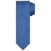 Silk Woven Soft Rib Tie 8cm - Jeans - One image