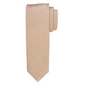 Silk Woven Soft Rib Tie 8cm - Camel - One image