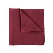 Silk Pocket Square 33x33 - Burgundy - One image