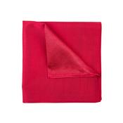Silk Pocket Square 33x33 - Red - One image