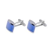 Cufflink Blue Catseye - Blue - One Size