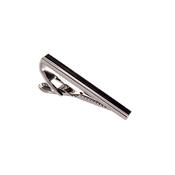 Tie Clip Groove - Silver - One Size image