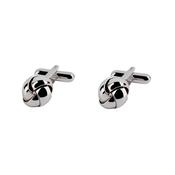 Cufflink Shiny Knot - Silver - One Size image