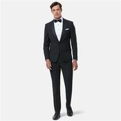 Peak Lapel Tuxedo - Black - 46R