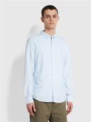 Brewer Slim Fit Stripe Shirt - Blue - S