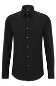 H Hank Slim-Fit Shirt - Black - 38 image