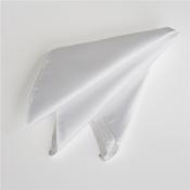 Handsome Pocket Square - White - One Size image