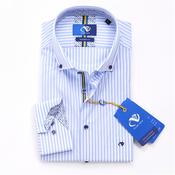 Leinster Stripe Shirt - Blue - S image