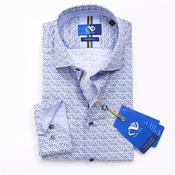 Geo Print Leinster Rugby Shirt - Blue - S image