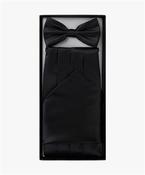 Cumberband And Bow Tie Set - Black - One Size image