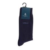 Soft Cotton Logo Socks - Navy - One Size image