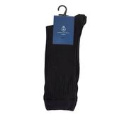 Soft Top Cotton Logo Socks - Black - One Size image
