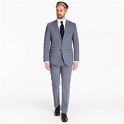 Mini Check 2 Piece Suit - Blue - 38S image