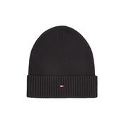 Flag Pima Cotton Beanie - Black image