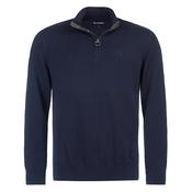 Pima Cotton Quarter Zip Knit - Navy - 2XL image