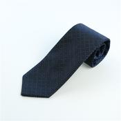 Geo Dot Two Faced 7.5cm Tie - Navy - One Size image