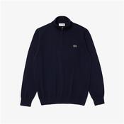Monochrome Cotton Quarter Zip - Navy - 3 image