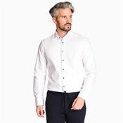 Plain Twill Shirt - White - 4XL