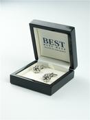 Knot Cufflink - Silver - One Size image