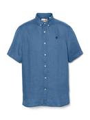 Mill Brook Linen Shirt - Blue - XL image