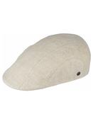Woven Structure Flat Cap - Stone - 59 image