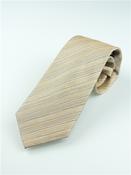 Textured 8cm Silk Tie - Yellow - One Size image