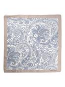 Paisley Silk Pocket Square  - One Size image