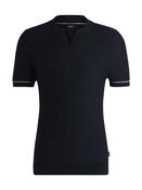 Jianluca Knit Polo - Navy - S image