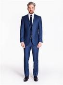 Birdseye 2 Piece Suit  - Blue - 38S image