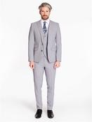 Plain 3 Piece Suit - Grey - 42R image