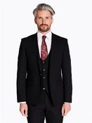 Suit Jacket - Black - 34S