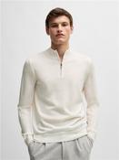 Ebenji Quarter Zip Knit - Stone - XL