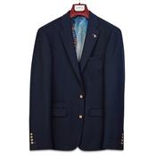 Honeycomb Tailored Blazer - Navy - 36R image