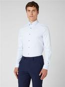 Slim Fit Stretch Shirt - Blue - 15