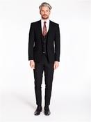 3 Piece Slim Fit Suit - Black image