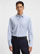 H Joe Kent Small Check Shirt - Blue - 38