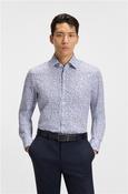 H Hank Kent Floral Print Shirt - Blue - 38