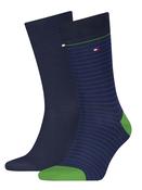 2 Pack Small Stripe Sock - 6-8 image