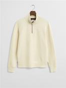 Sacker Rib Quarter Zip Sweat - Cream - XL image