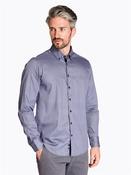 Easy Care Geo Pattern Button Down Shirt - Pink - S