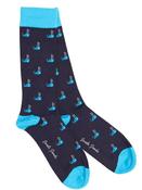 Whales Socks - Navy image