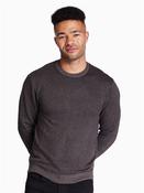 Crew Neck Diamond Sweater - Black - S image