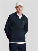 Loopback Quarter Zip Sweatshirt - Navy - L image