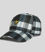 Tartan Baseball Cap - Black image